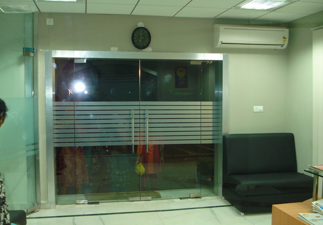 Glass Partition, Doors