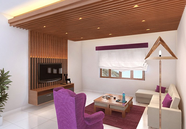 Wooden False Ceiling