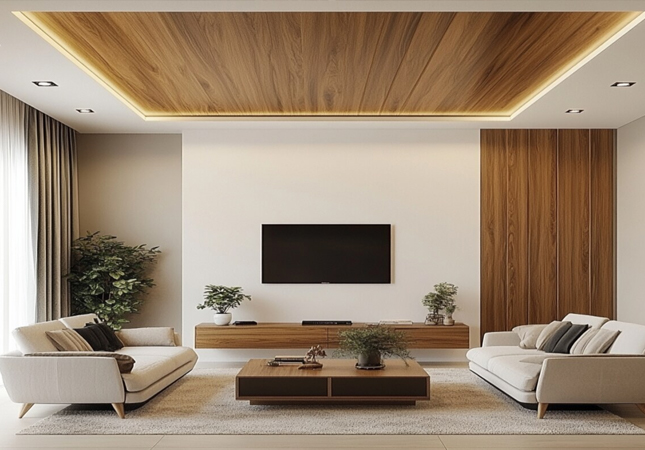 Wooden False Ceiling